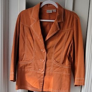 Chicos Orange Jacket
